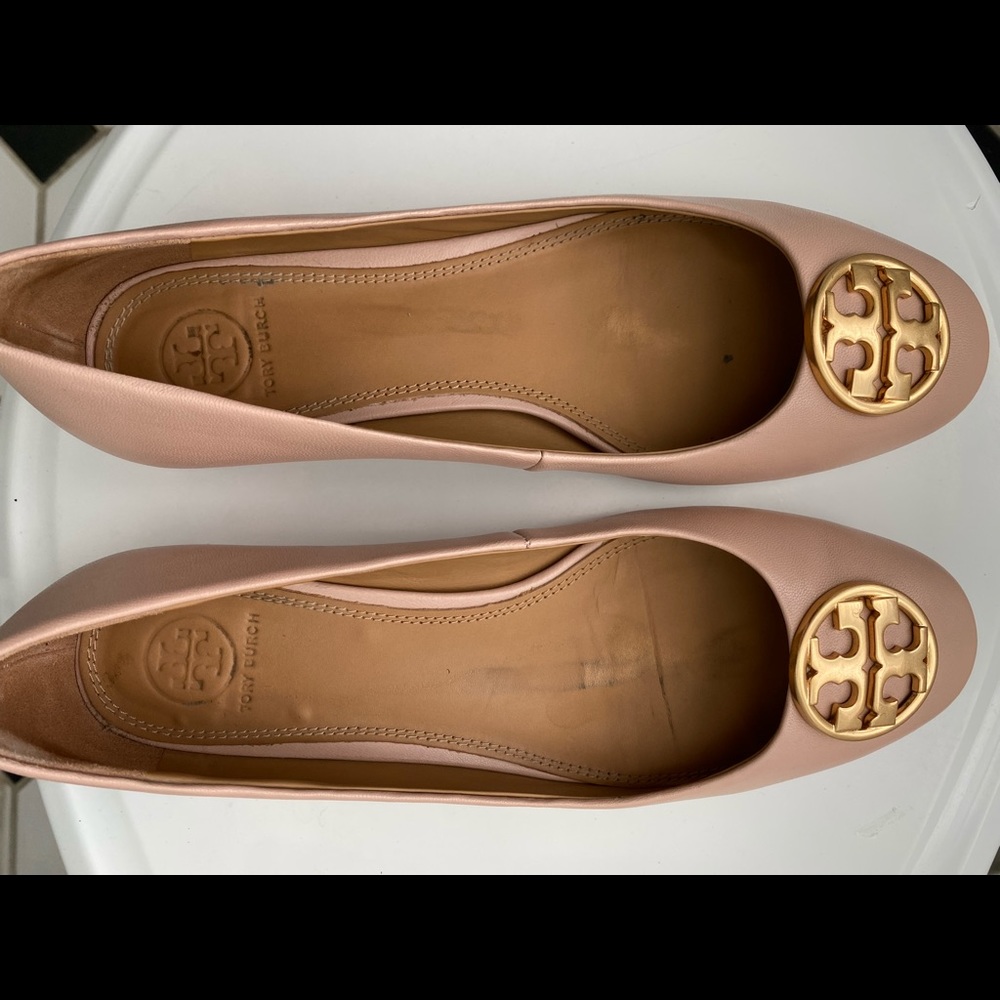 Tory Burch Chelsea Napa Leather Ballet Flat, Size 8 - Picture 5 of 7